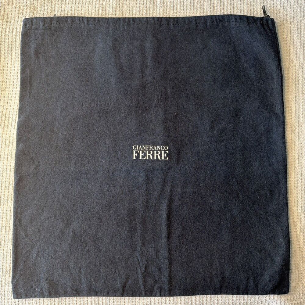 Authentic Vintage Gianfranco Ferre Large Dust Bag Storage Cover 18" x 18.5"